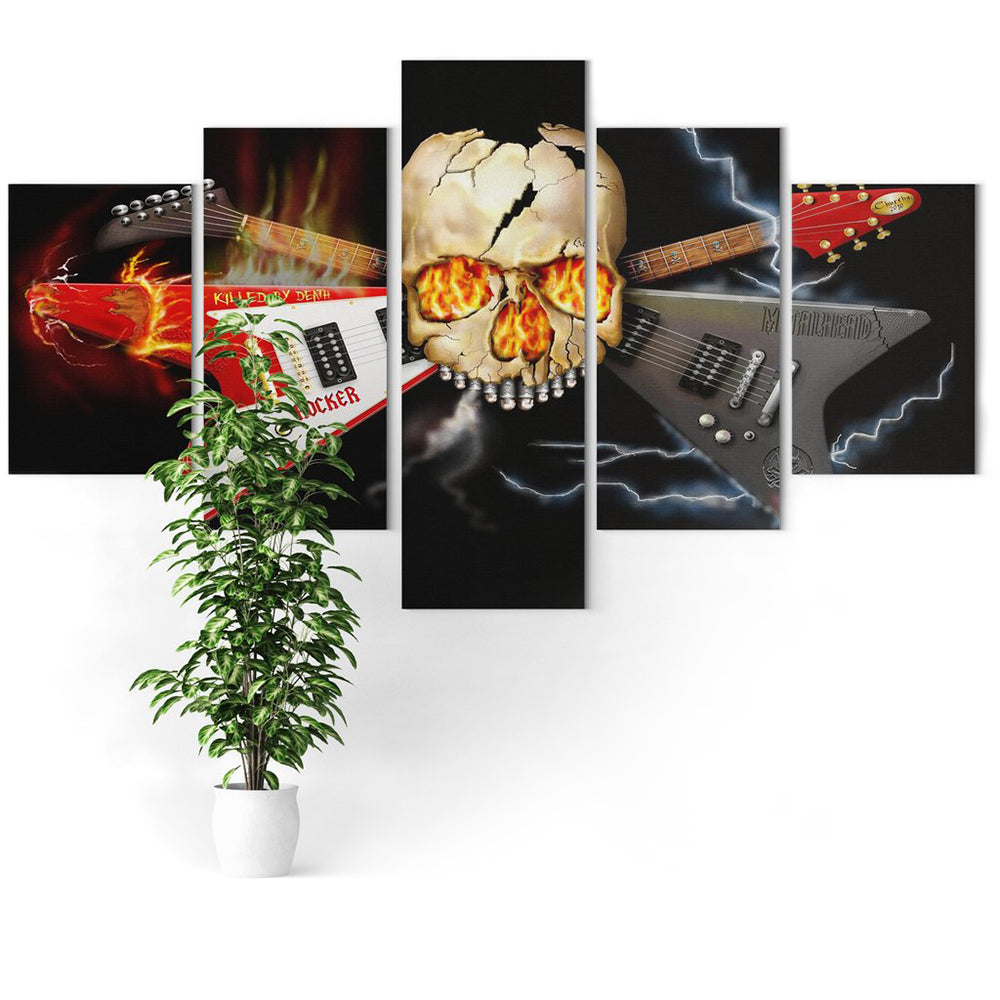 Tavla Korsade Elgitarrer