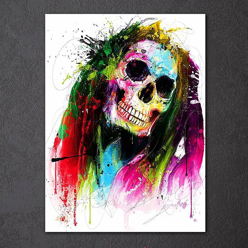 Bob Marley Dödskalle Canvastavla