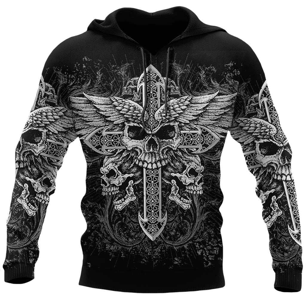 Tröja Dödskalle Och Kors