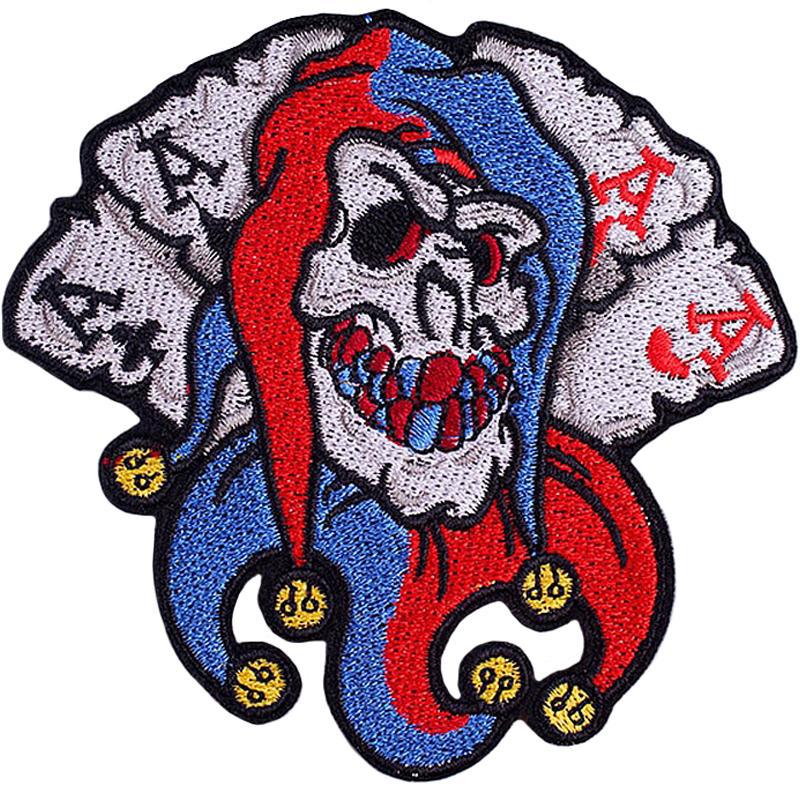 Dödskalle Tygmärke Gycklare