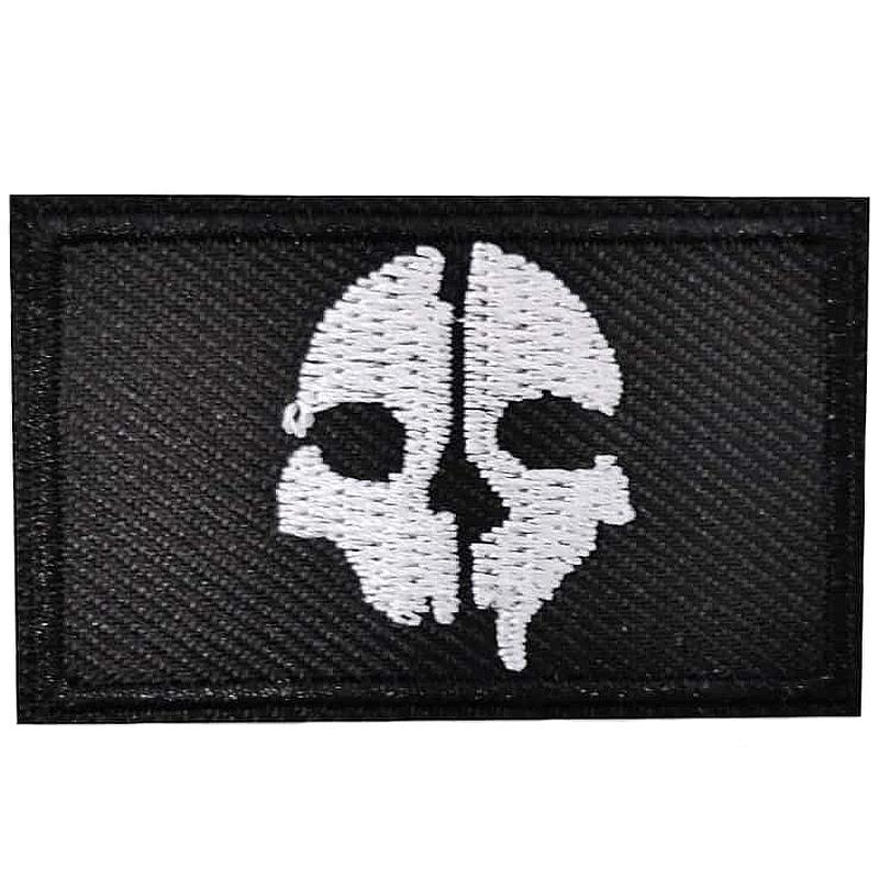 Tygmärke Dödskalle Patch