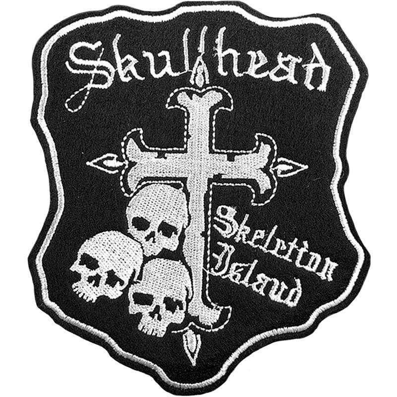 Dödskalle Tygmärke Kors