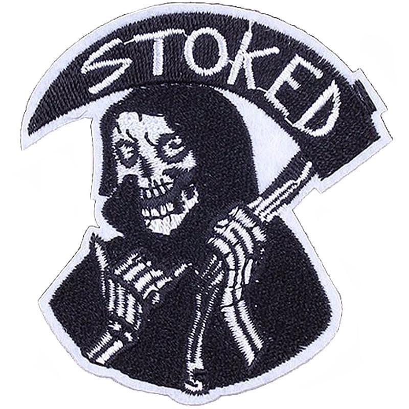 Tygmärke Stoked Grim Reaper