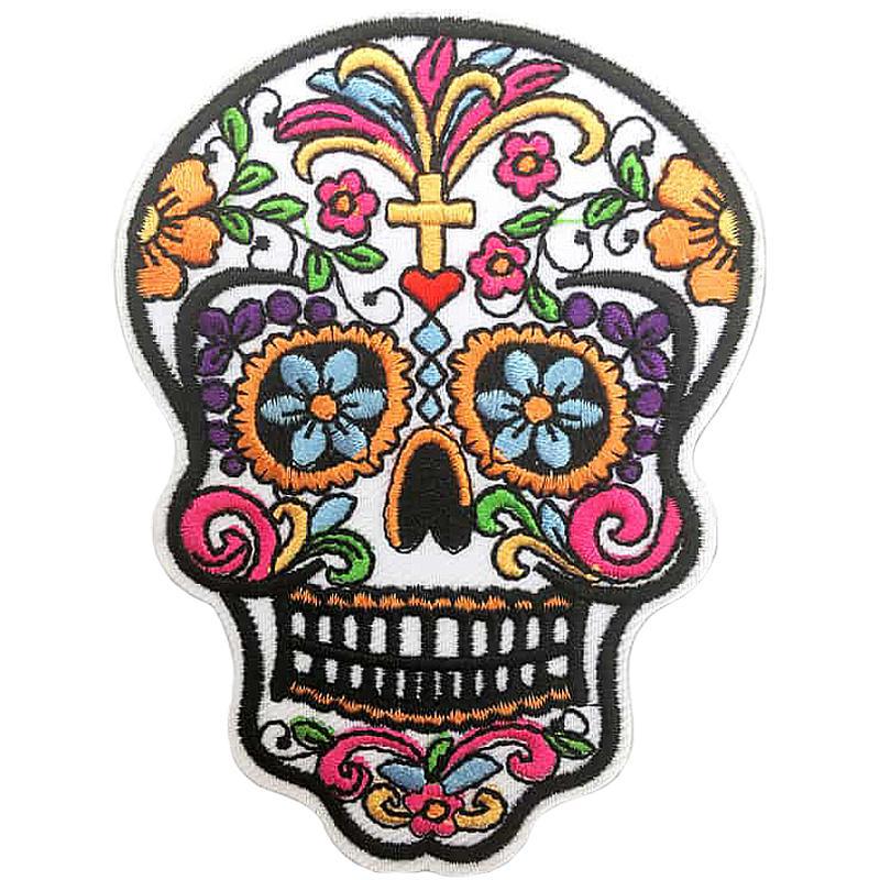 Tygmärke Sugar Skull
