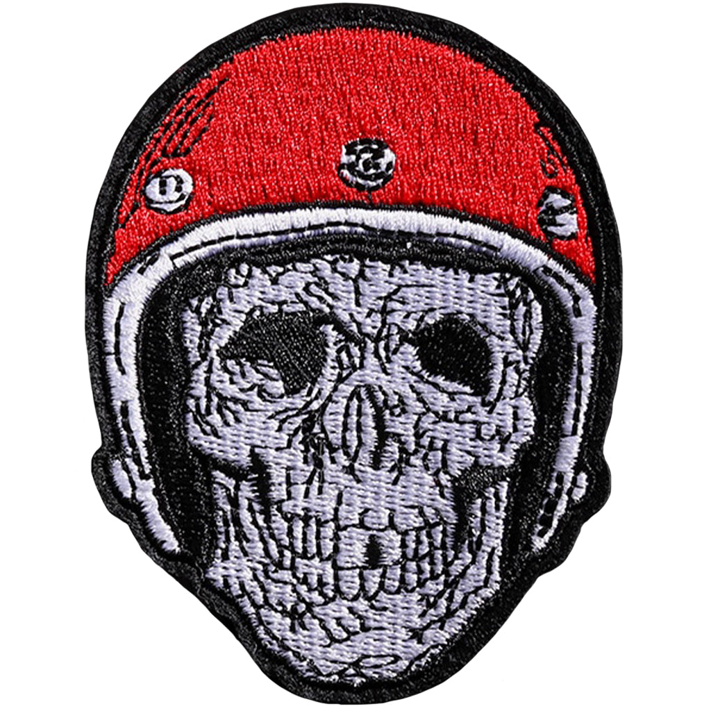 Tygmärke Zombie Dödskalle