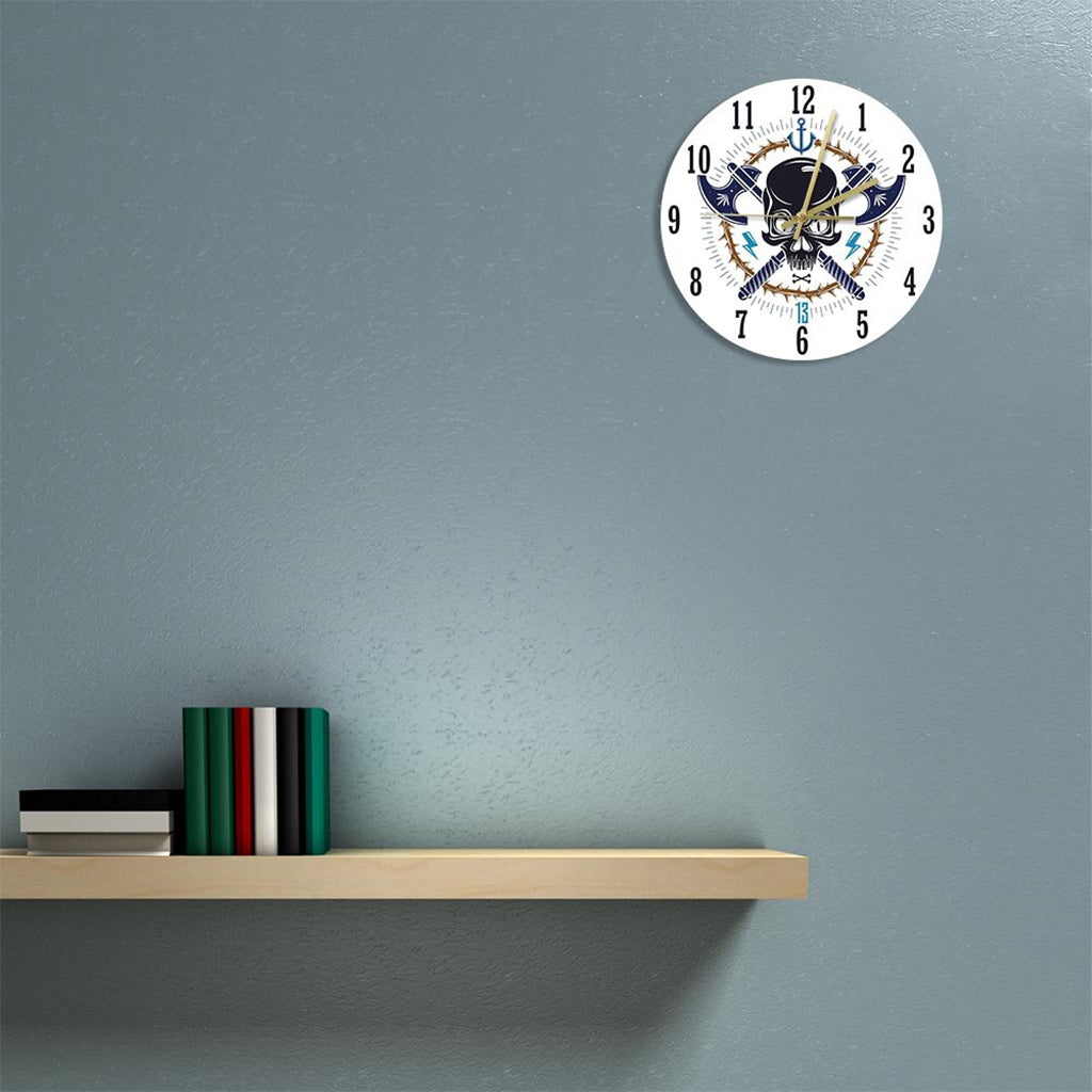 Väggklocka Korslagda Yxor