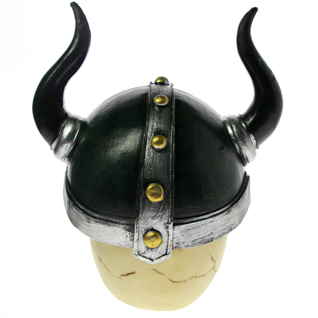 Svensk Viking Dödskalle Staty