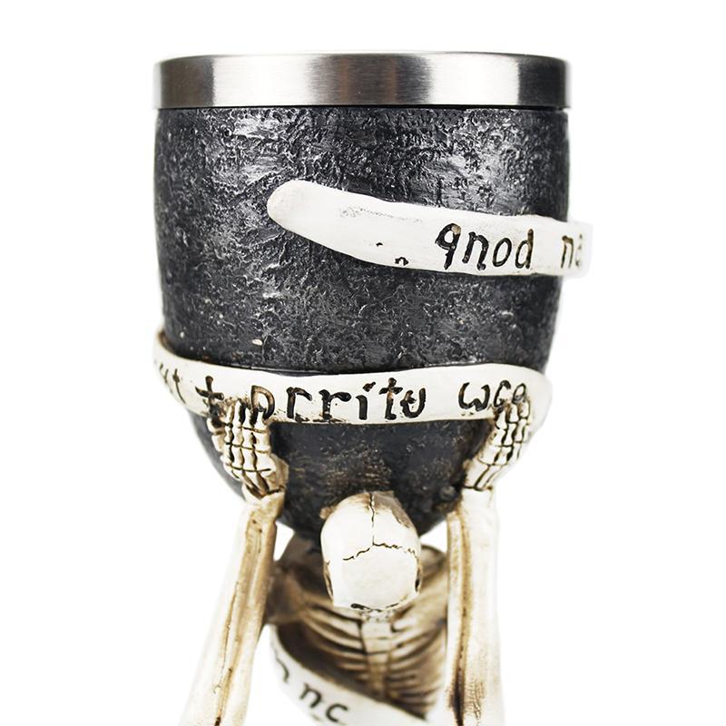 Skeleton Wine Glass