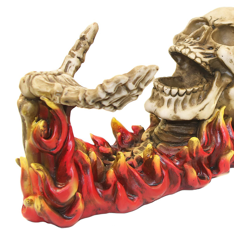 Dödskalle Vinhållare För En Flaska