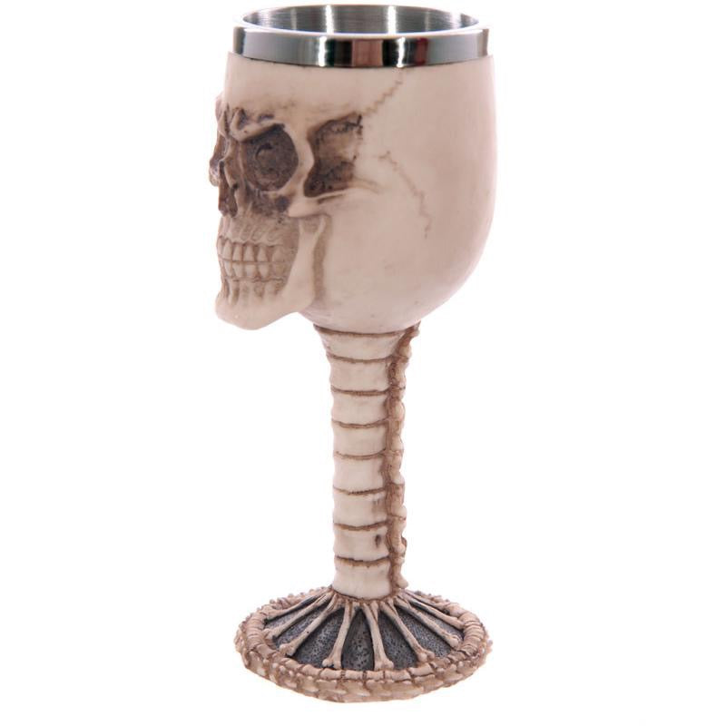Dödskalle Vinglas