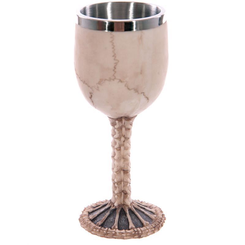 Dödskalle Vinbägare