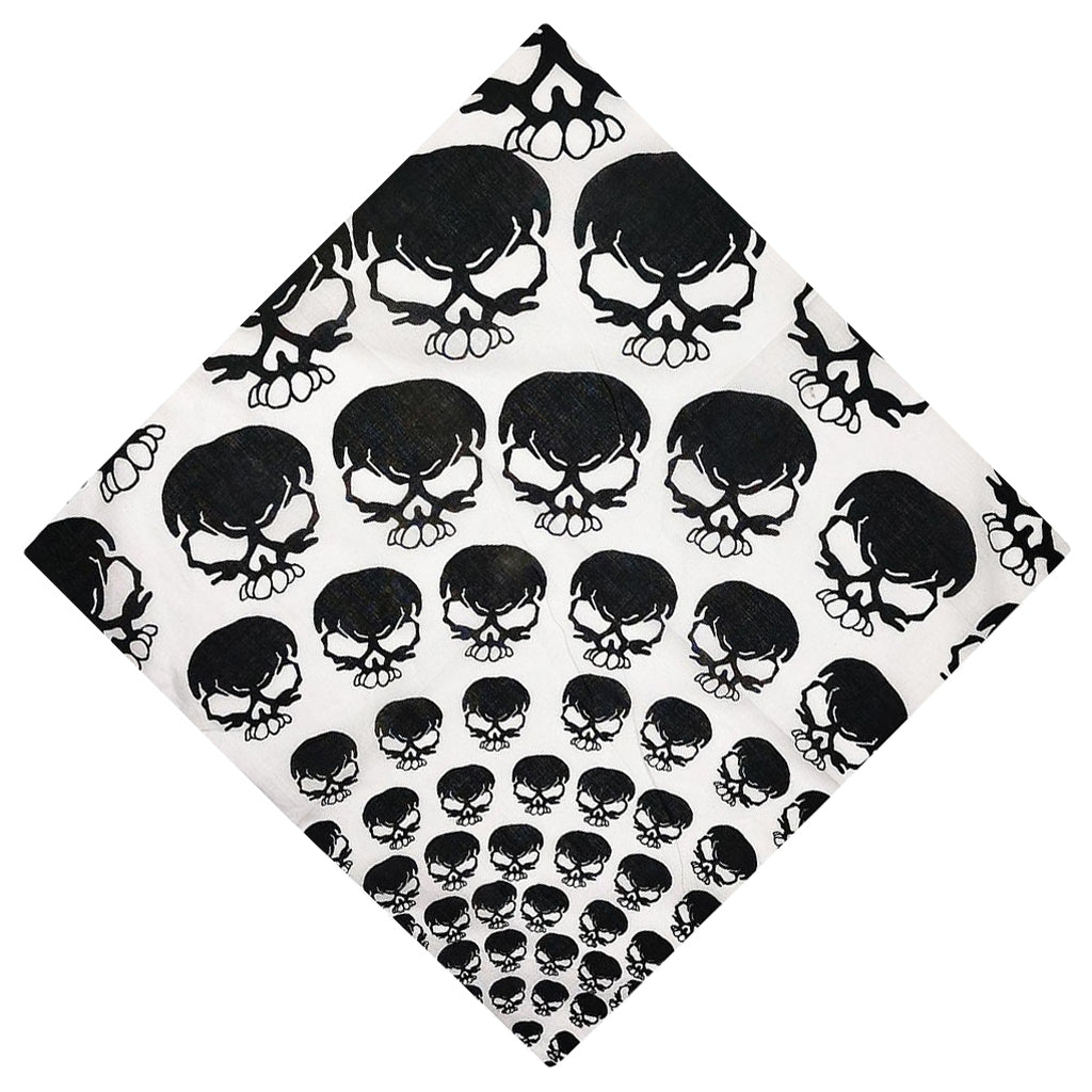 Bandana Med Svarta Skallar