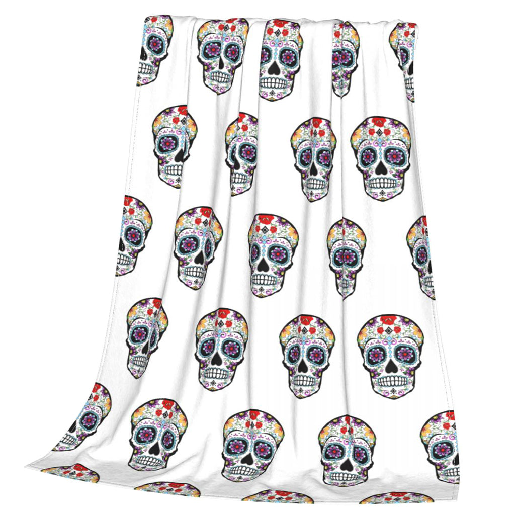 Vit Filt Med Calaveras
