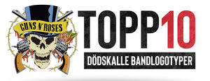 10 Rockband Med Dödskalle Logotyp (Topplista)