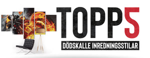 TOPP 5 Dödskalle Inredningsstilar (Topplista)
