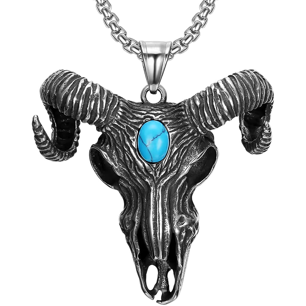 Dödskalle Halsband Baphomet