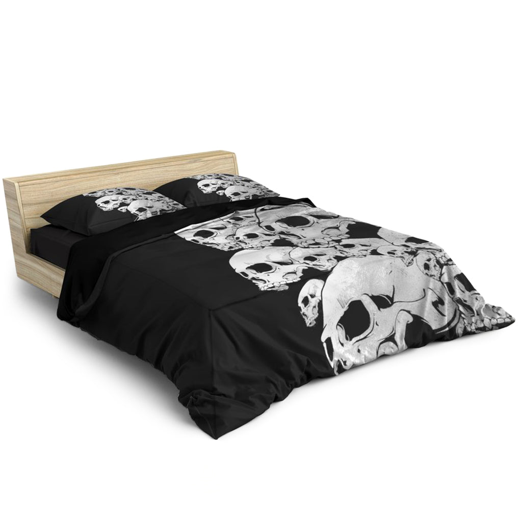 Sängkläder Vita Dödskallar