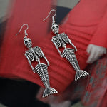 Dödskalle Örhängen Skeleton Sirens (Stål)