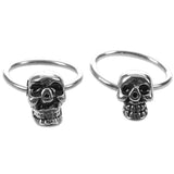 Dödskalle Örhängen Iron Skulls (Stål)
