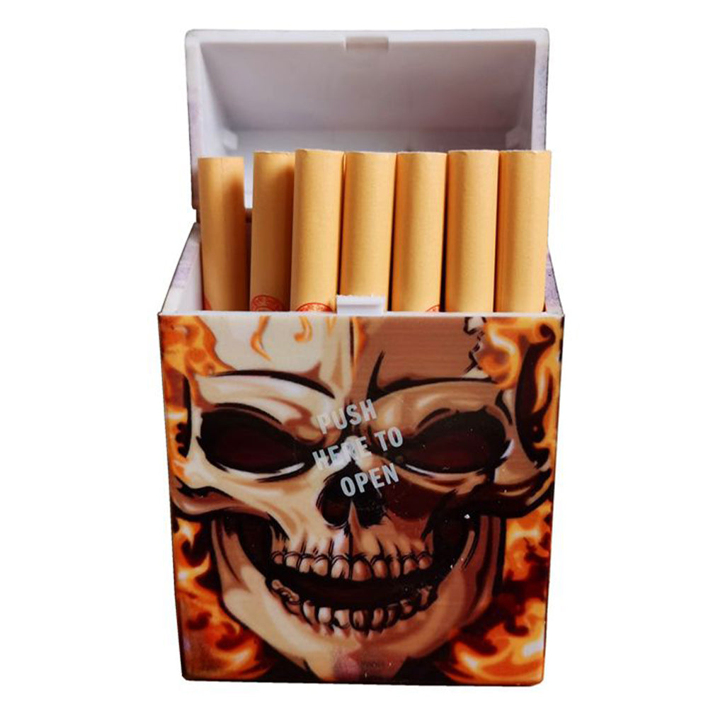 Dödskalle Cigarettfodral