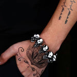 Gothic Armband Herr Med Dödskallar