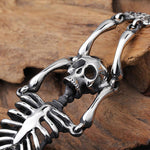 Biker Armband Skelett