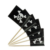 Cocktailflaggor Jolly Roger
