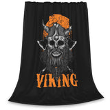 Dödskalle Viking Filt