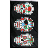 Mexikansk Dödskalle Flagga