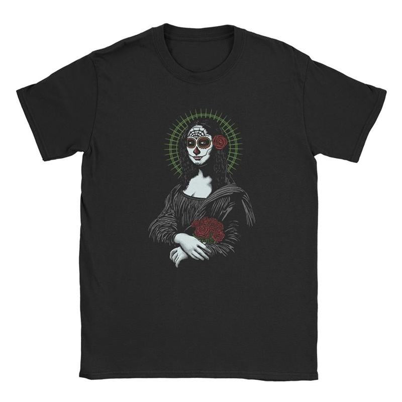 T-Shirt Mona Lisa Santa Muerte