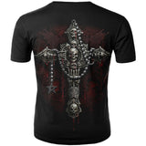 Gotisk T-Shirt Dödskallar