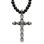 Silverhalsband Med Dödskallar