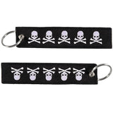 Jolly Roger Nyckelring Tyg