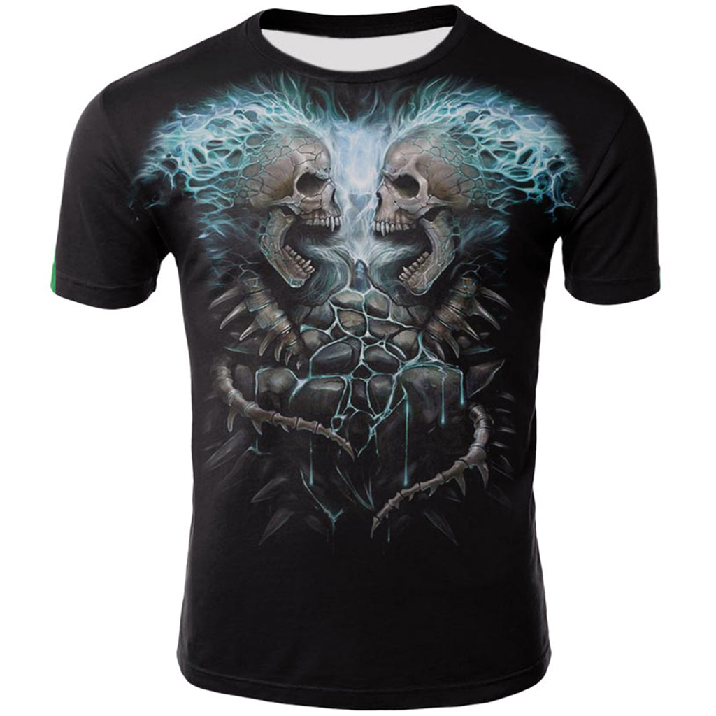 Monster Dödskalle T-Shirt