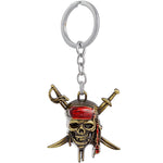 Dödskalle Nyckelring Pirat