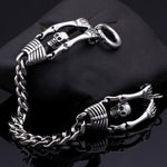 Dödskalle Armband Skeleton Chain (Stål)