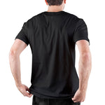 Ryggen På Svart Skelett T-Shirt