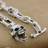 Dödskalle Armband Silver