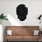Black Skull Mirror