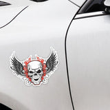 Sticker Bevingad Dödskalle