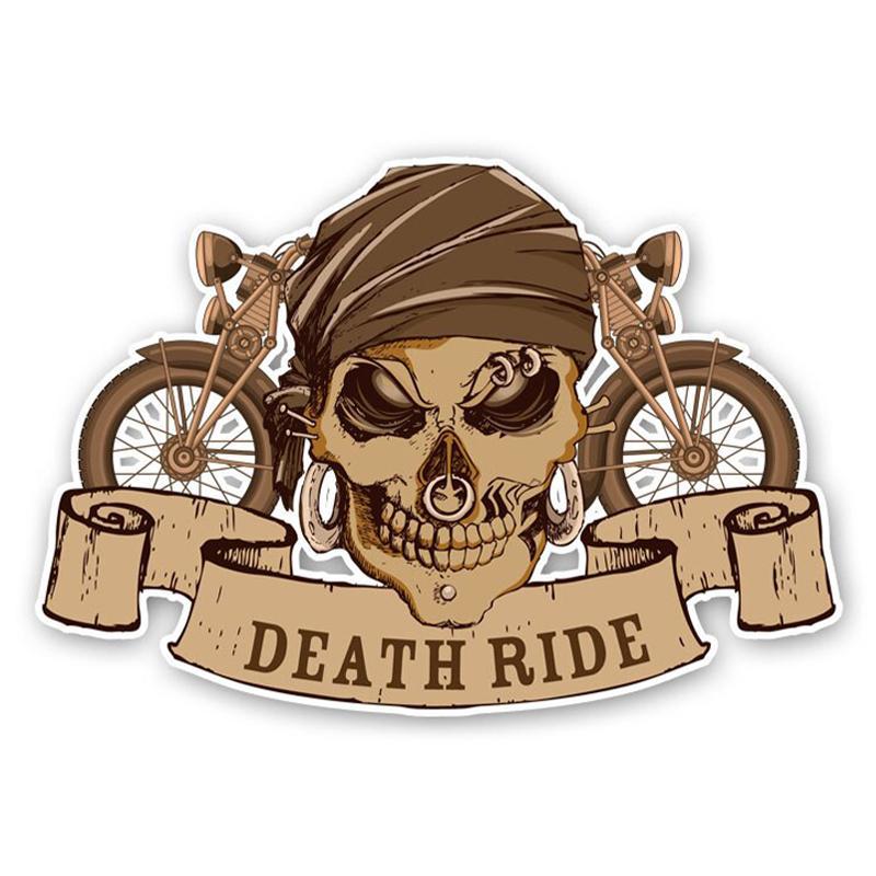 Dödskalle Sticker Death Ride | Skull Cult