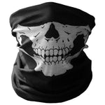 Svart Dödskalle Skidmask