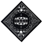 Svart Dödskalle Bandana