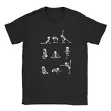 Skelett T-Shirt Skeleton Yoga