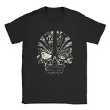 Svart Dödskalle T-Shirt Herr