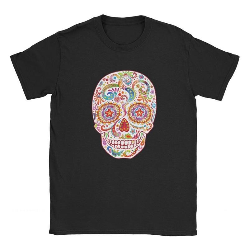 T-Shirt Hippie Dödskalle