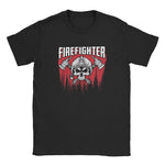 T-Shirt Firefighter Skull