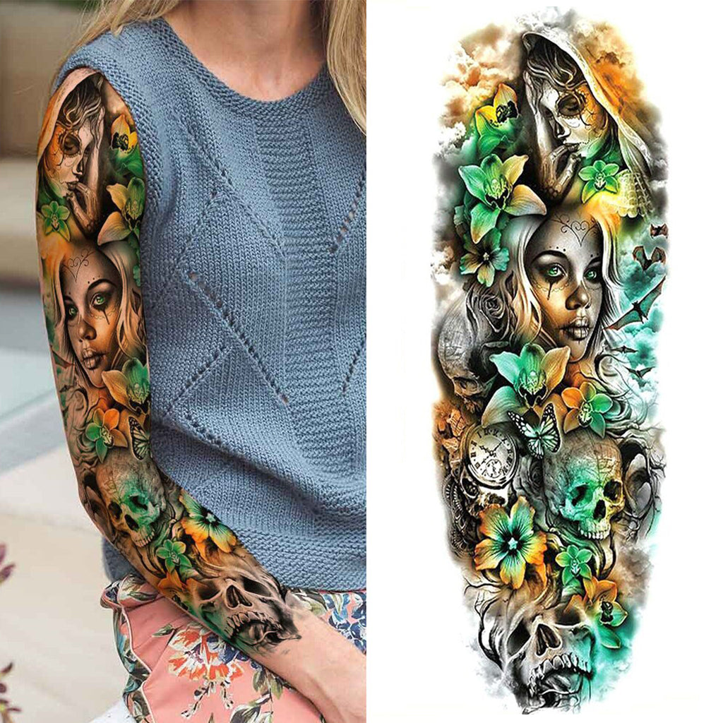 Tillfällig Dödskalle Sleeve