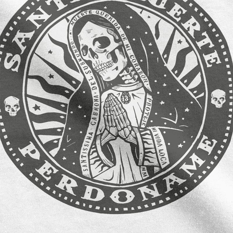 Vit T-shirt Santa Muerte